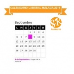 Calendario Laboral Septiembre 2016 Malaga