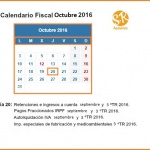 Calendario Fiscal Octubre 2016
