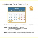 Calendario Fiscal Enero 2017